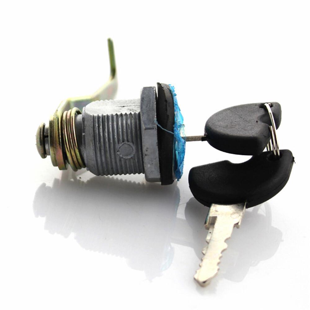 Motorcycle Trunk Rear Tail Box Luggage Lock Set w/ 2 Key For Honda Yamaha Suzuki