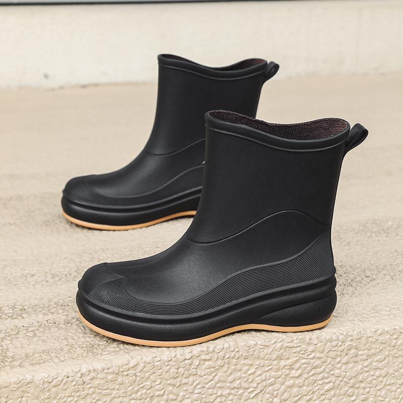 Women's Fashion Versatile Soft-soled Non-slip Rain Boots