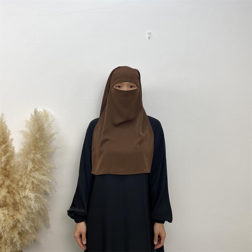 Women Fashion High Quality Hijabs Girl Muslim Ethnic Scarves Shawls Adjustable Nylon Headscarf Turkish Daily