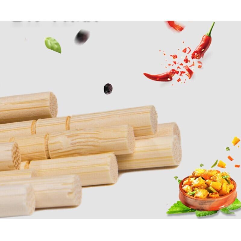 Yu Chu Disposable Wooden Round Chopsticks