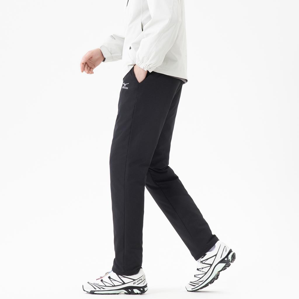 Mizuno 90 Velvet Solid Color Elastic Drawstring Functional Windproof Outdoor Extreme Cold Warm Thickened Down Pants Unisex Pants A2CF2110