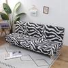 [Stretch Sofa Bed Cover] Spring/Summer Milk Silk Fabric Living Room Armless Folding Sofa Sofa Cover puf grande y esponjoso