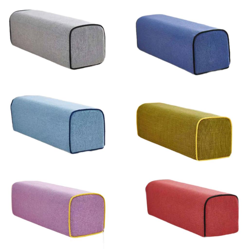 Couch Arm Rest Pillow Washable Cover 19.69x5.91x5.91 Versatile Easy To Carry Portable Armrest Cushion for Armchair Bed Gaming