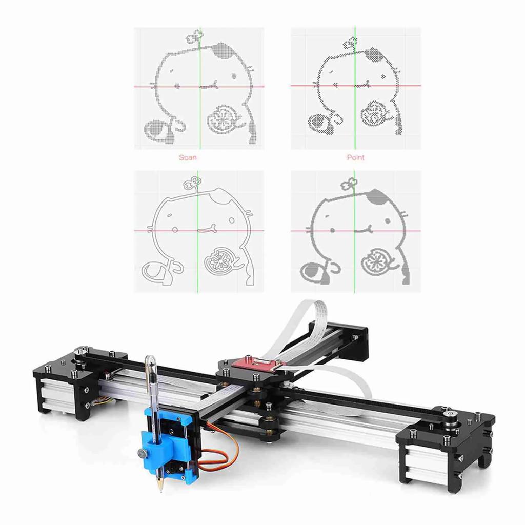 VG-X4 Desktop Assembled Plotter Pen DIY Drawing Robot Drawing Machine Painting Handwriting Robot Kit