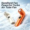 Handheld Low Noise Portable Rechargeable Mini Fan with Brushless Motor High Wind for Car and Outdoor Use
