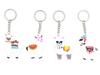 Jungle Animal Cartoon Keychain - Cute PVC Epoxy Pendant for Car Keys