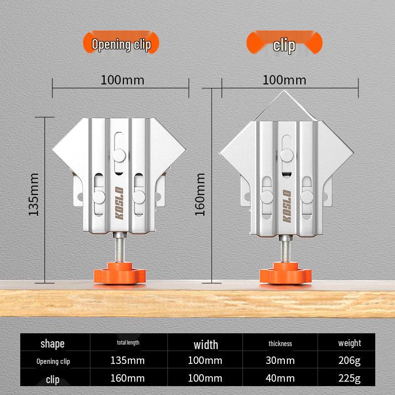 Stainless Steel 90° Welding Woodworking Clamp Jig