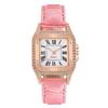 Barrel Womens Square Fashion 2020 Watch With Leather Strap Korean Style Casual For Students