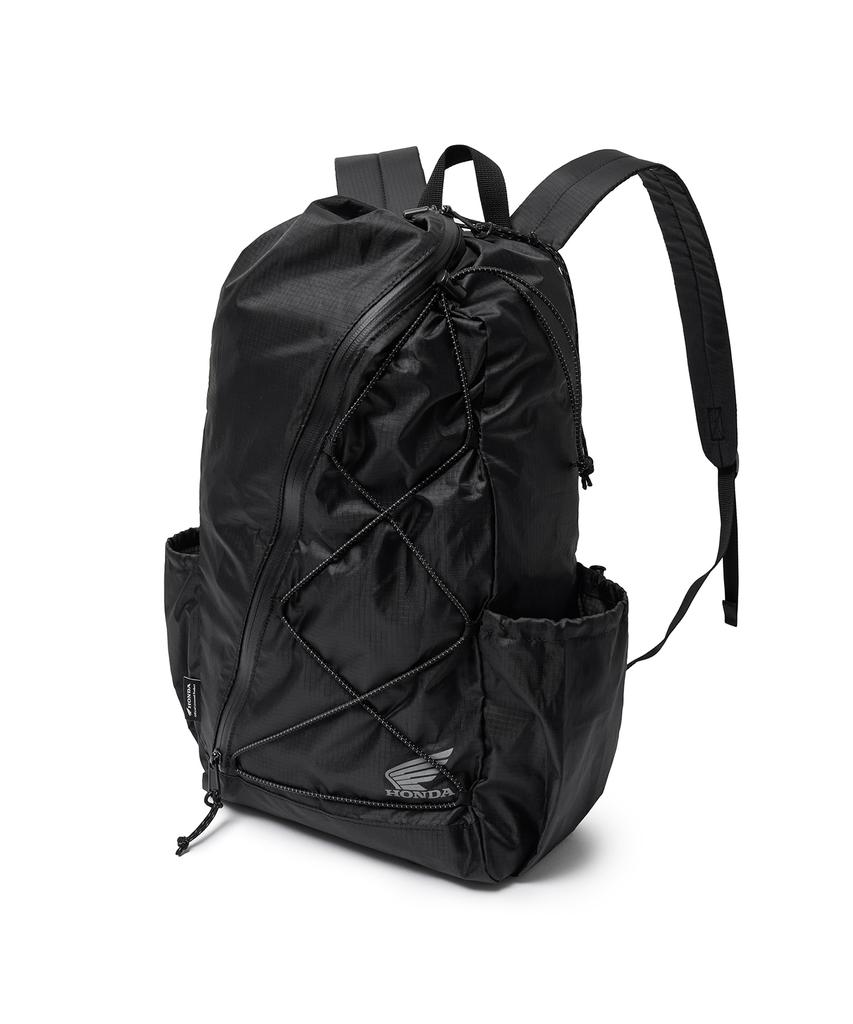 Phyps Motorcycle Original Wing Logo Half Mesh Bag Black