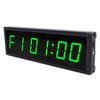 Digital Wall Clock 7   Color Timer Function 6 Digits Electric Wall Clock with Remote Control for Living Room Bedroom Kitchen  
