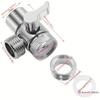 Universal  Faucet Switch Adapter Kitchen Sink Splitter Diverter Valve Water Tap Connector For Toilet Bidet Shower Bathroom
