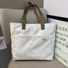 Versatile Oxford Cloth Student Shoulder Bag Multi Layered Large Capacity Tote Bag Zipper Portable Handbag Travel
