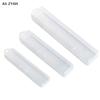 Portable Makeup Brush Organizer Eyebrow Pencil Tableware Chopsticks Transparent With Cover Storage Box Kitchen Accessories