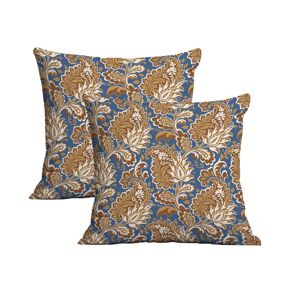 New Creative European Retro Floral Pillowcase Double-sided Printed Home Cushion Pillowcase Multiple Styles Available