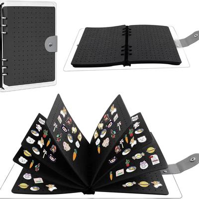 Filz Anstecknadel Brosche Ausstellungsaufbewahrungsbuch DIY Abzeichen Anhänger Organizer Broschüre Metallabzeichen Brust Souveniralbum Anstecknadeln Sammlung