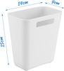 4 Pack Self-Adhesive Wall Mounted Storage Boxes, Kitchen Cabinet Door Storage Box Organiser, for Cupboard, Bathroom, Fridge Organiser Storage Box