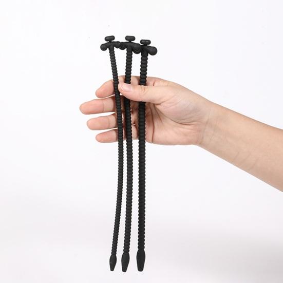 Cathéter urétral amovible, design en spirale creuse, améliore la friction, stimulation œil de cheval, bonne flexibilité, pour hommes, plug pour pénis, sexe adulte