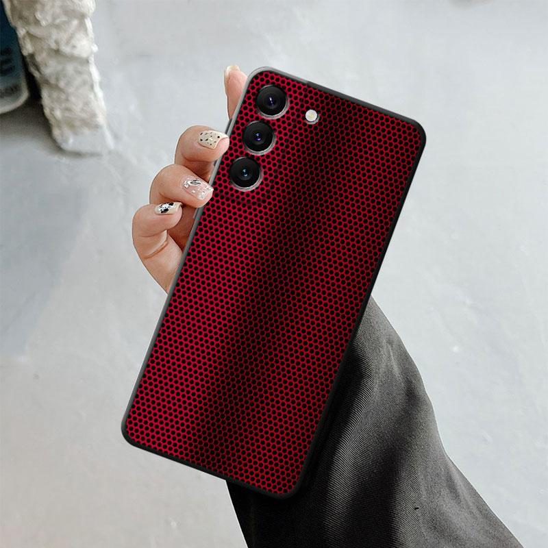 Luxury Carbon Fiber Texture Phone Shell For Samsung Galaxy S23 S22 S21 S20 Fe Ultra S10 S9 S8 Plus Note 20ultra 10plus Case