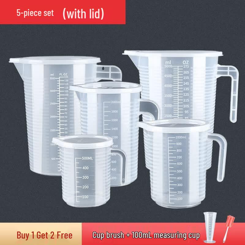 ZISIZ Food Grade Plastic Measuring Cup