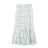Jill by Jill Stuart Ombre Check Mermaid Long Skirt