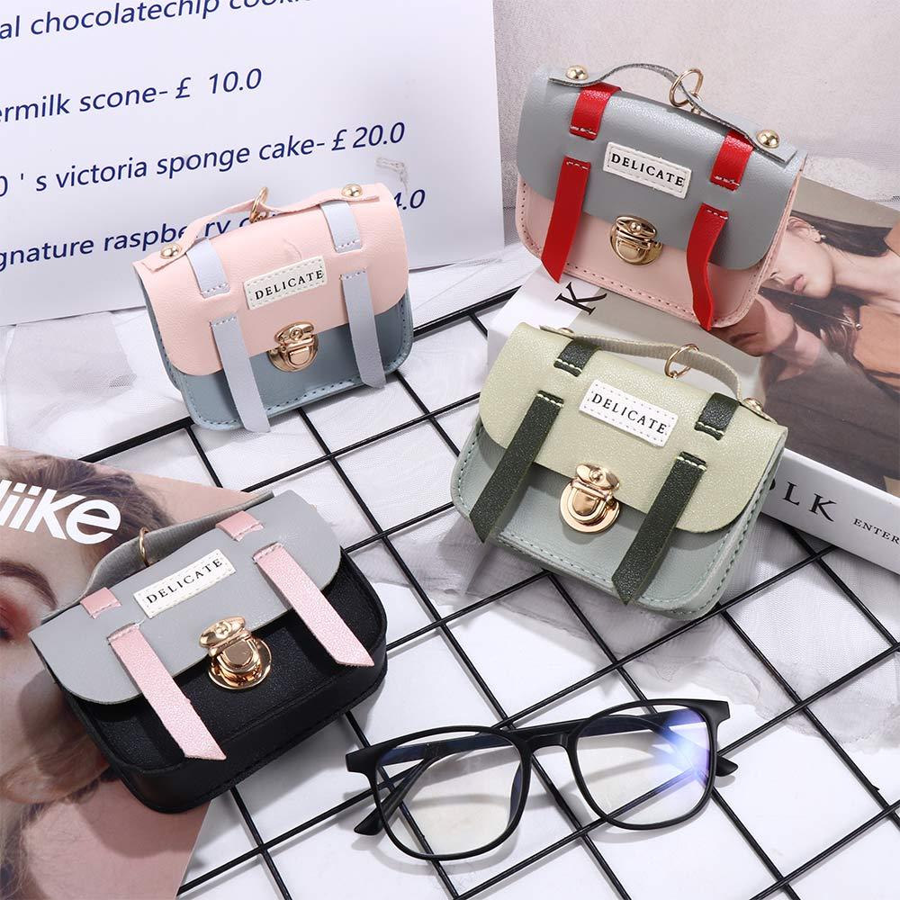 Kawaii Portable Key Bag Girl Purse Card Holder Mini Coin Bag Coin Purse Handbag Key Chain Headphone Storage Bag