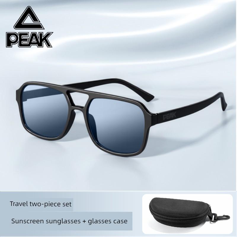 Peak Sunglasses for Men, Outdoor Travel, Driving, Sun Protection, Anti-Uv Sunglasses, Lightweight Square Frame, High-End Feel