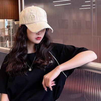 Korean Style Large Brim Duckbill Cap: High-End Slimming Sun Protection Summer Hat