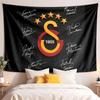 Gobelin Galatasaray wysokiej jakości do dekoracji salonu sypialni ścian akademika idealny jako dekoracja ścienna do sypialni lub prezent świąteczny