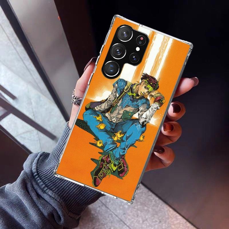 

JoJo Adventure Rohan Kishibe Phone Case For Samsung Galaxy S26 S25 Edge S24 S23 Ultra S22 Plus S21 S20 FE Soft TPU Back Cover Fu Samsung S23 Plus