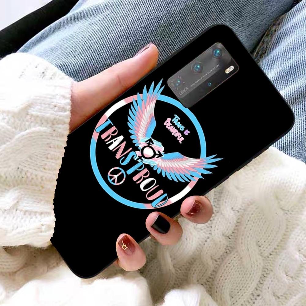 T-Transgender Love Phone Case For Huawei P 8 9 10 20 30 40 50 Pro Lite Psmart Honor 10 Lite 70 Mate 20lite