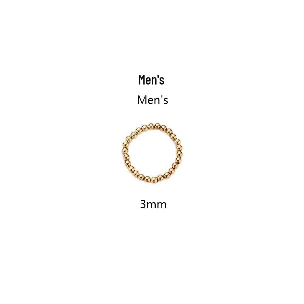 European & American Fashion Titanium Steel Elastic Ring, Vacuum Plated, Anti-oxidation, Non-fading.