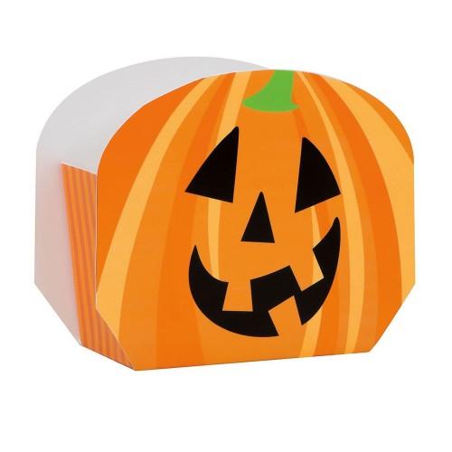 Unique Party Happy Pumpkin Halloween Treat Box (Pack of 8)
