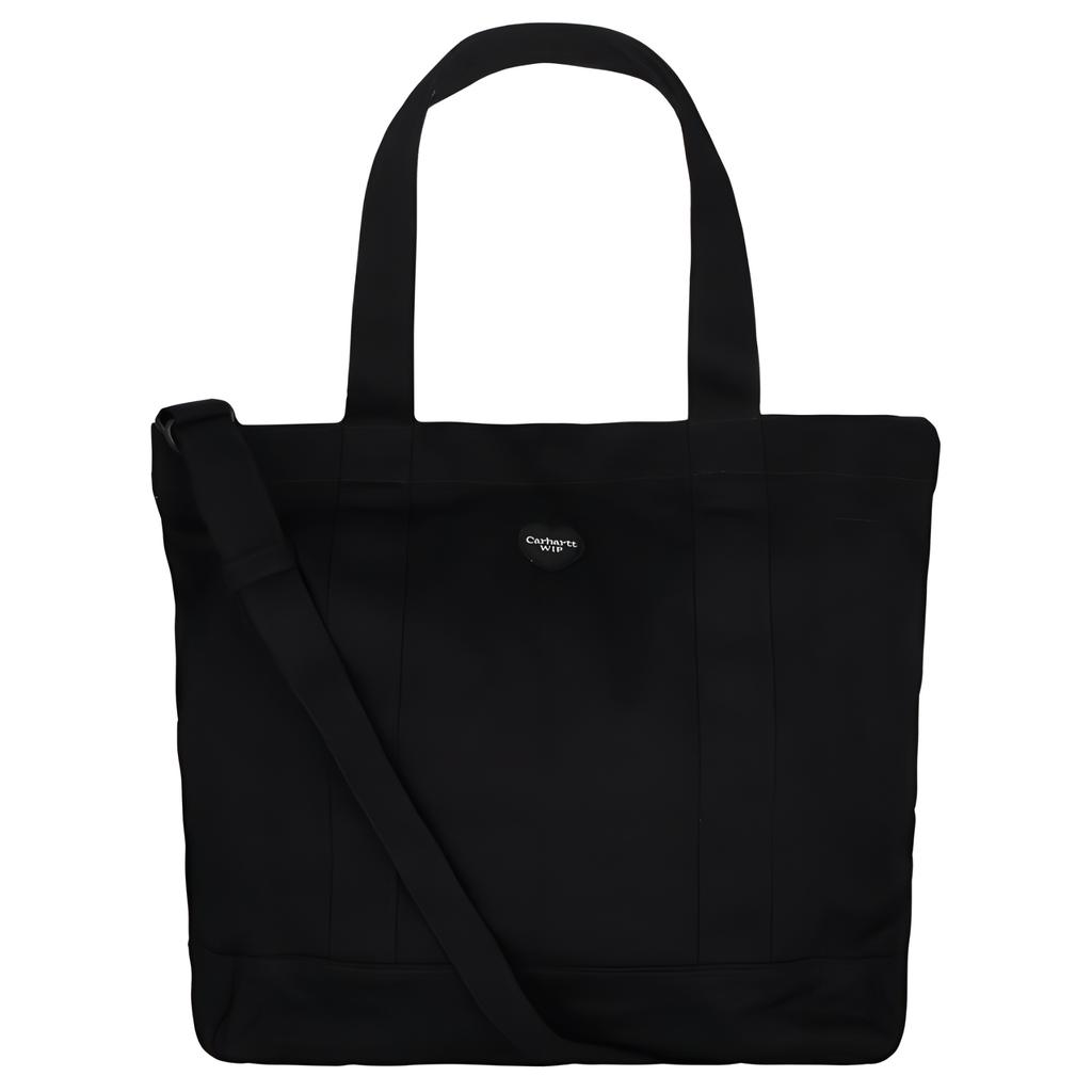 New Carhartt WIP Cotton Tote Bag, Shopping Bag, Portable Crossbody, One Shoulder Handbag Regular Unisex Black I03459889XX