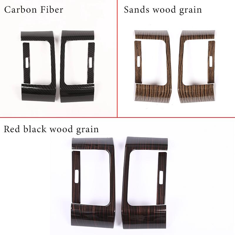 For Land Rover Range Rover Sport 2014-2026 ABS Carbon Fiber Car Dashboard Side Air Outlet Panel Frame Trim Car Accessories