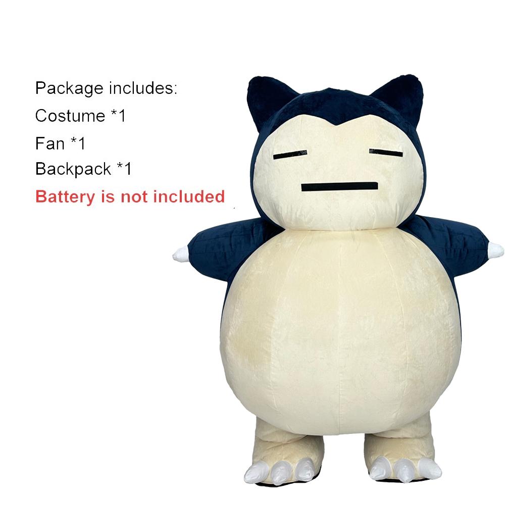 SAYGO Cartoon Kirby Beast Inflatable Plush Costume Adult Character Cosplay Party Halloween Performance Funny Prop Costume 2meter темно-синий