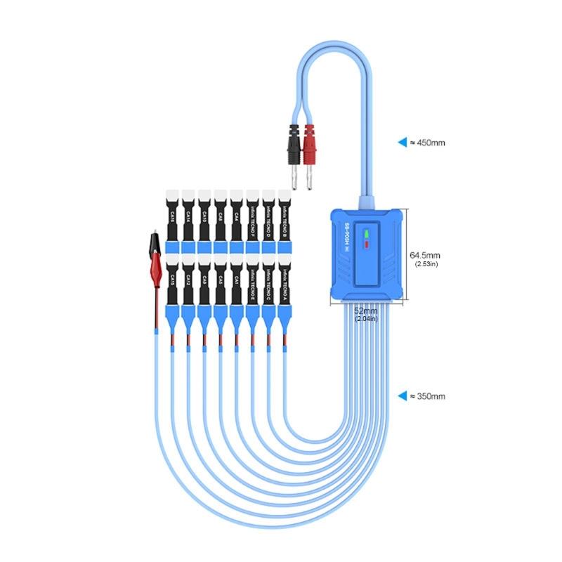 Universal Mobiles Power On Cable High Compatibility for Multiple Brands Intelligent Overvoltage Protections and Fast Boot Function for Repair