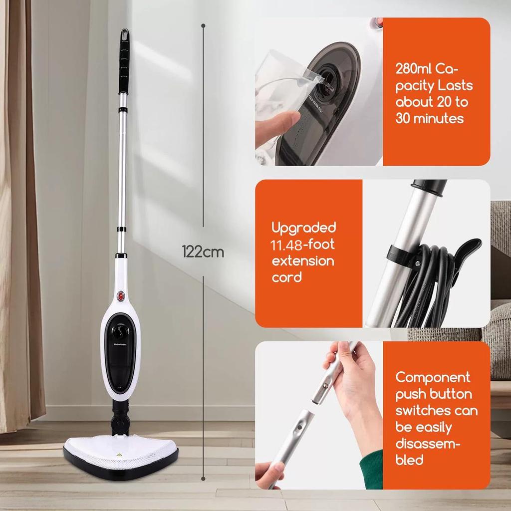 Handheld High-Temperature Multifunction Steam Mop