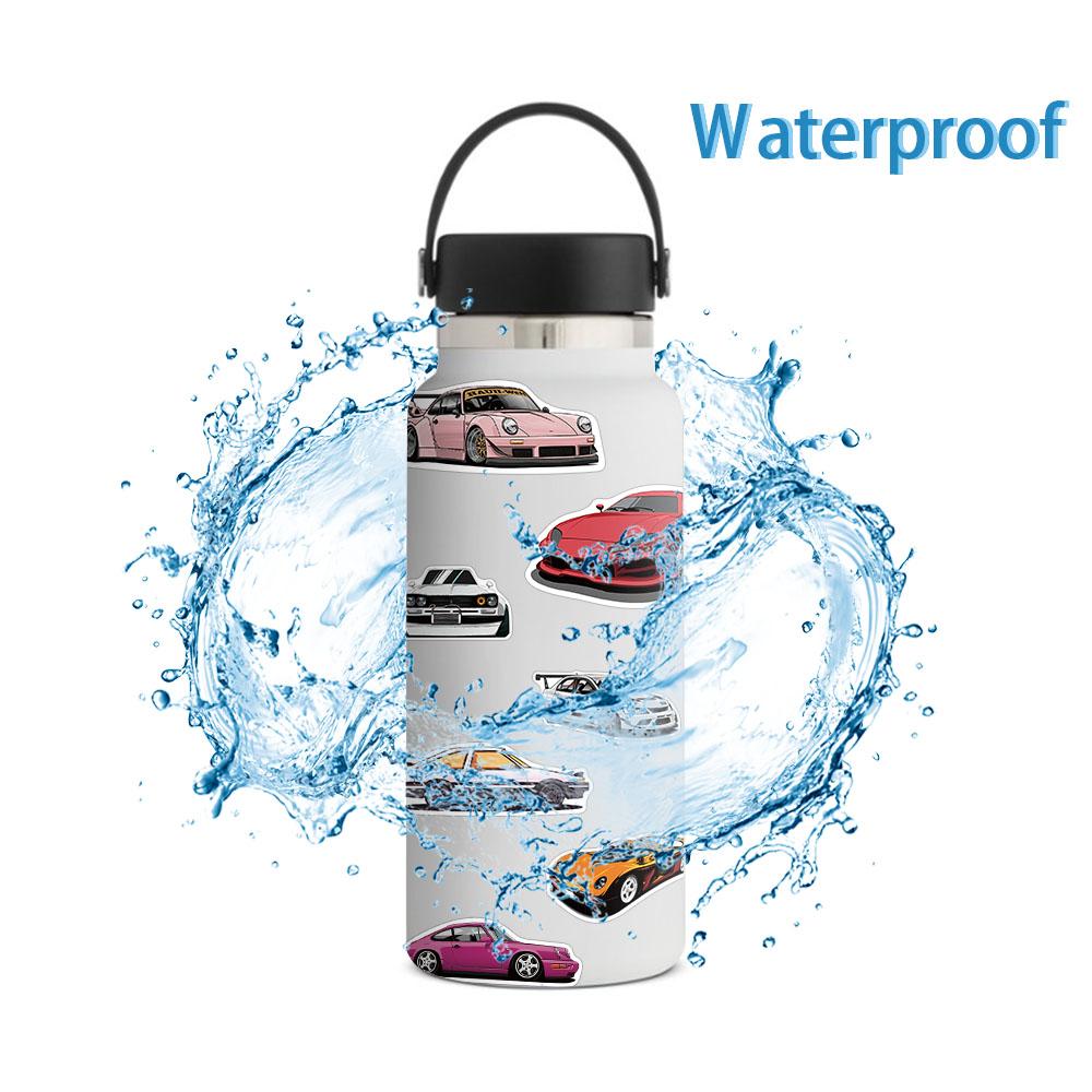 100Pcs Cartoon Jdm Racing Car Graffiti Stickers Waterproof Laptop Guitar Luggage Motorcycle Skateboard Child Stickers Toy