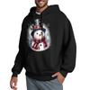 Men's Hooded Sweatshirt, Contrasting Color Sweatshirt, Sports   Casual Jacket