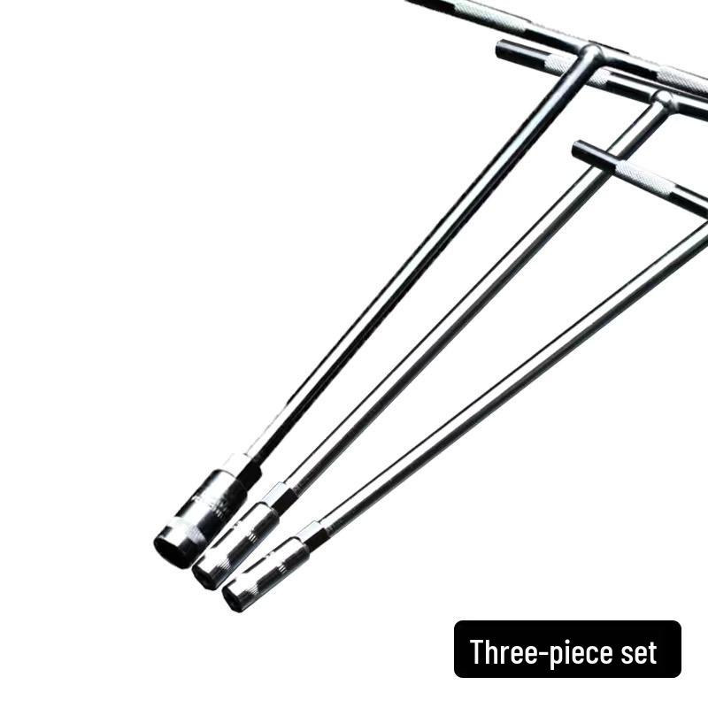 T-Bar Wrench Socket Set, 6-19mm Hex for Car and Motorcycle Repair