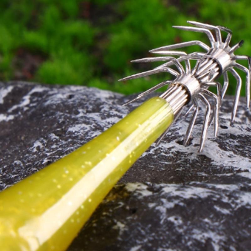 Fishing Lure Light Cuttlefish Hook Artificial Fishing Lure Deep Drop Underwater Fish Collection Tool Squid Jig