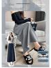 Autumn 2026 Casual Drawstring High Waist Slimming Slit Pencil Skirt