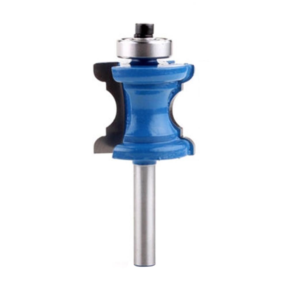 Blue Router Bit Concave Nose Engraving Machine No Burr No Edges Shank 1/4 Inch Smooth Cutting Woodworking Tool