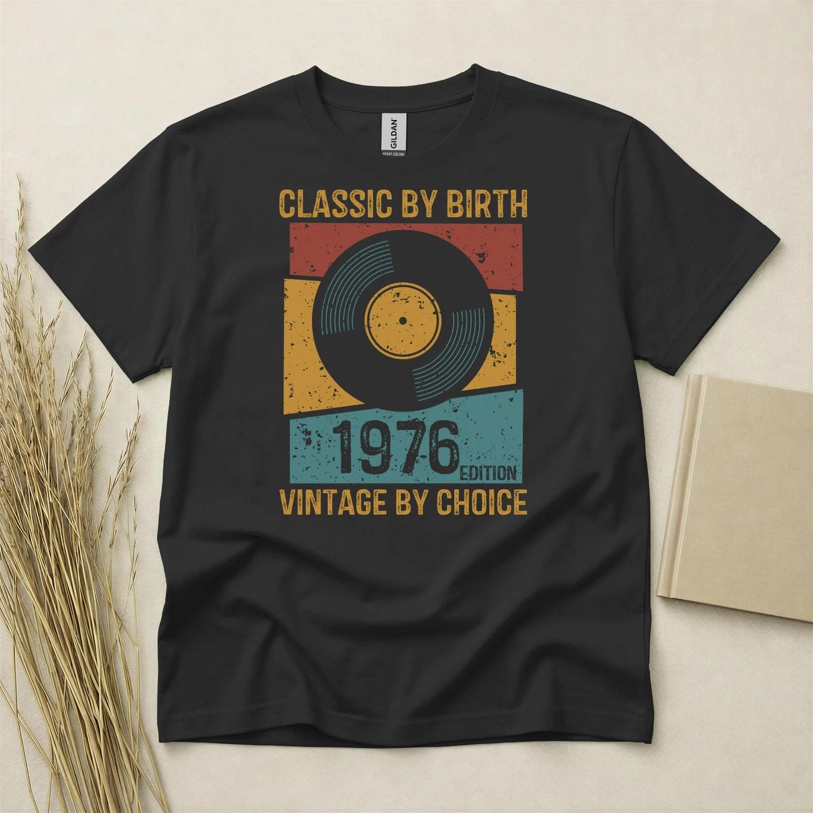 50th Birthday  Children s T-shirt Born In 1976 50 Years Old Gifts Vinyl Record Children s Children s Children s T  Children s T-shirt Classic 150