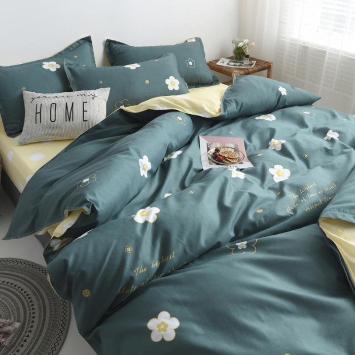 Nantong Aloe Vera Cotton Student Dormitory Summer Bedding Set