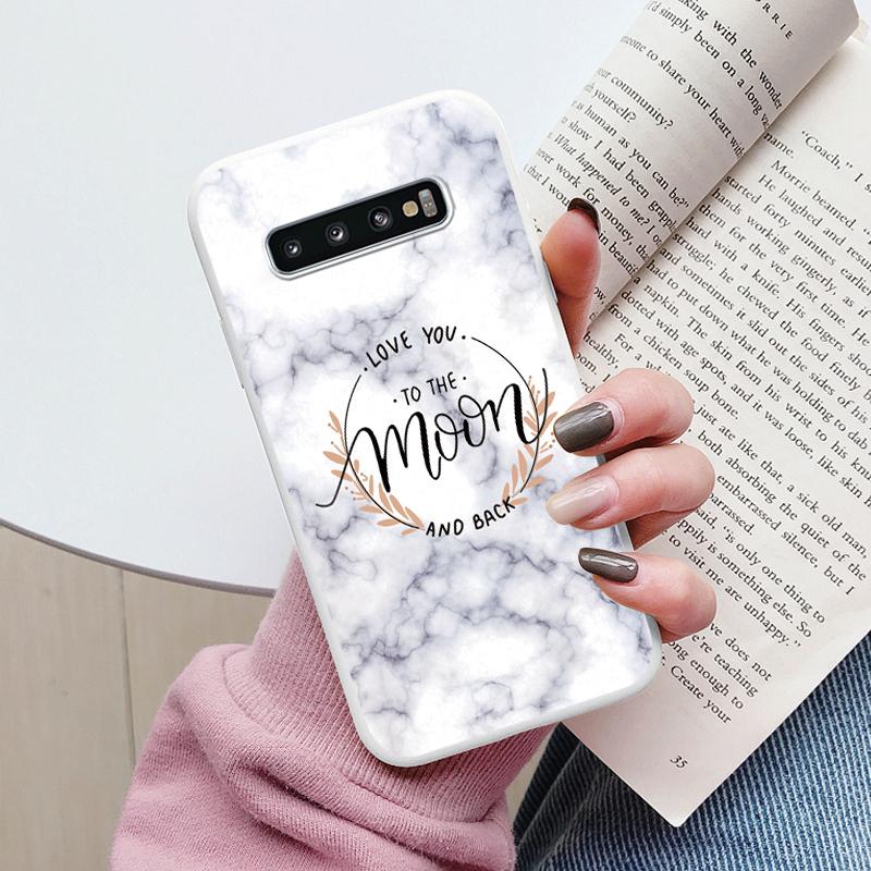 Color Luxury Marble Case For Samsung Galaxy S10 S 10 Plus S10E Fundas Soft TPU Protection Back Cover For Samsung S10 Shockproof