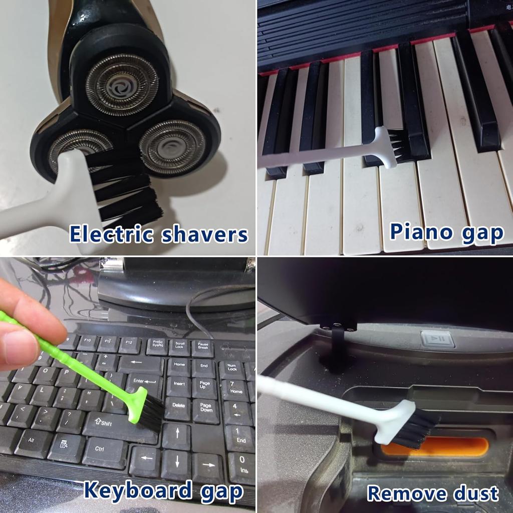 10Pcs Crevice Cleaning Tools, Gap Cleaning Brush Set,Cleaning Brushes Small Spaces, Hard Bristle Crevice Cleaning Brush Tool For Household Use