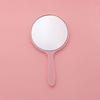 Portable HD Student Handheld Makeup Mirror - Cute, Round, Mini On-the-Go Design