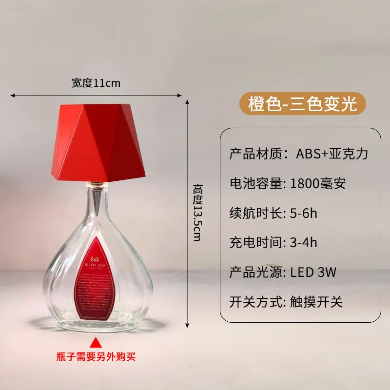 Tall Metal Desk Lamp Wine Headlamp Bar Clear Bar Cafe Ambient Light Mushroom Lamp Ambient Desk Lamp Bud Lamp