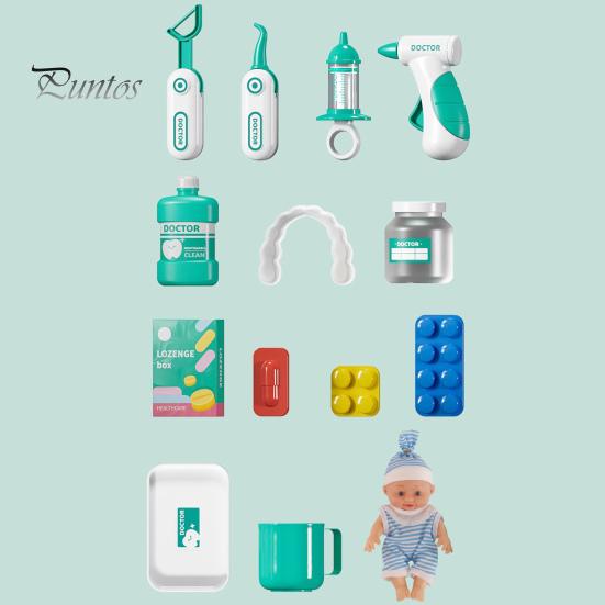 Dentist Kit for Toddlers Smart Dental Chair Playset Rotating Table Operating Light Water Function Educational Pretend Play Toys for Kids 2-4 Early